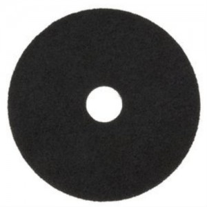 3M regular speed floor pad (400mm, 16") - 7200, black