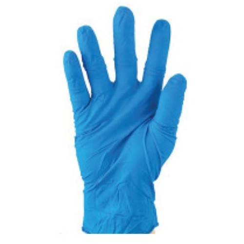 MPH, Premium Nitrile Gloves Powder Free Sky Blue, L, 5.0g