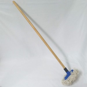Dolly Mop (Wall Mop) - white, wood handle