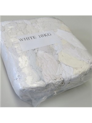 Rags 10kg Compressed bag  White T-shirt